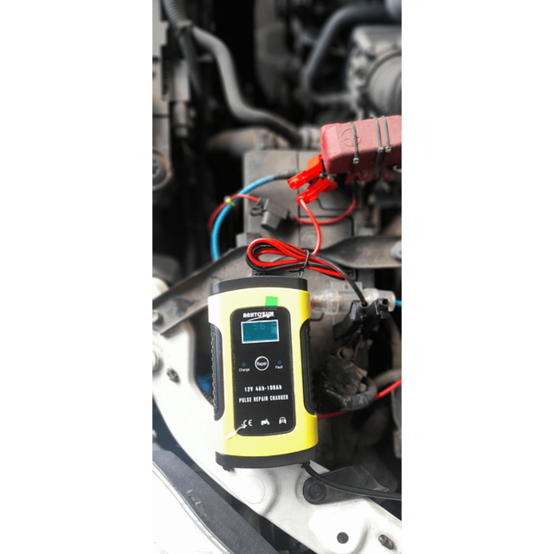 Cargador de batería auto-moto 12v