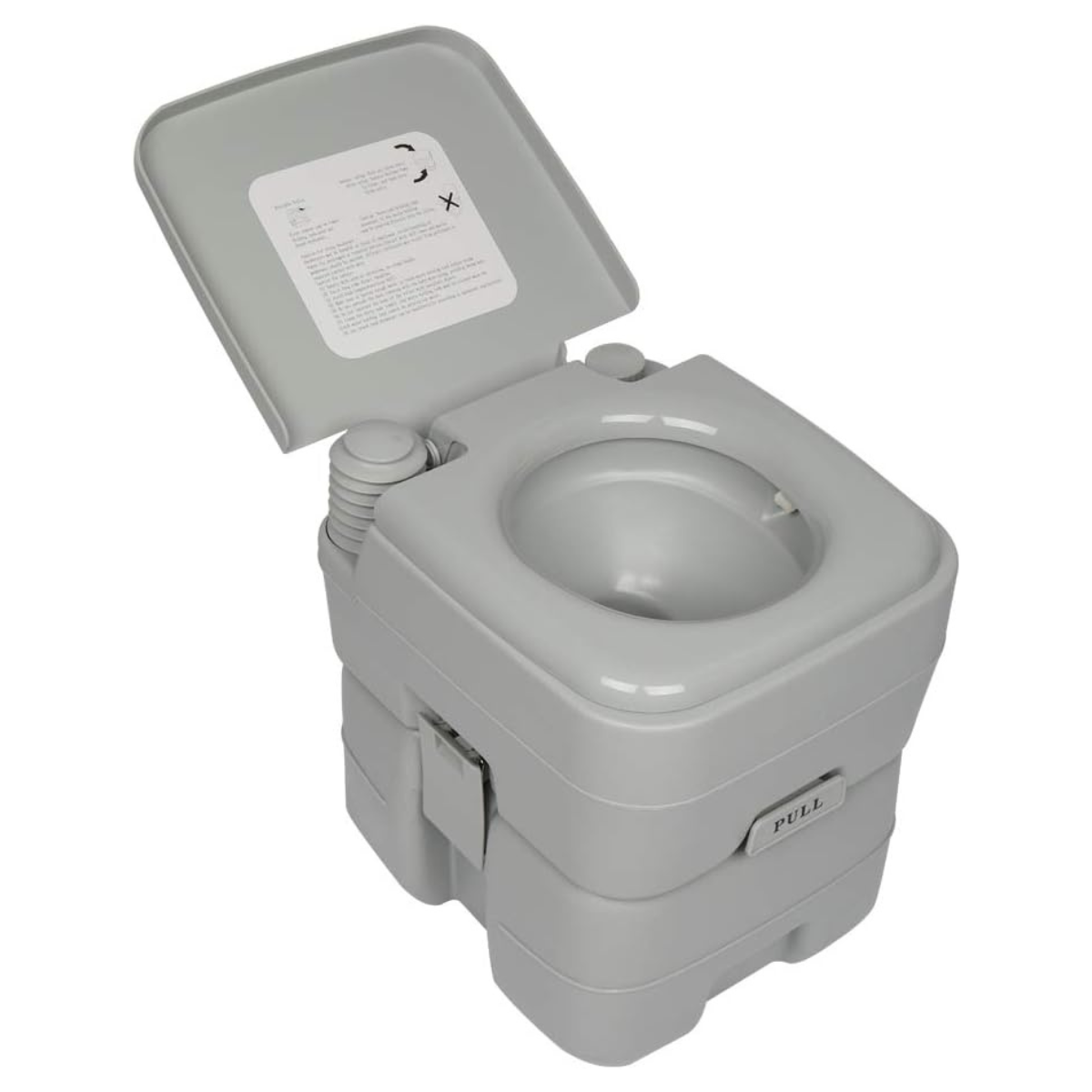 Inodoro portátil tanque de gran capacidad