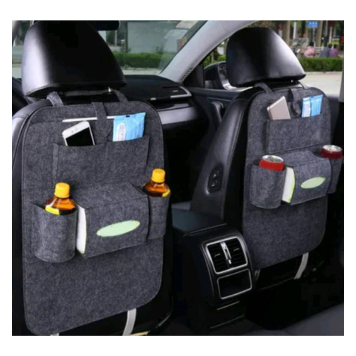 Organizador para asiento trasero de auto