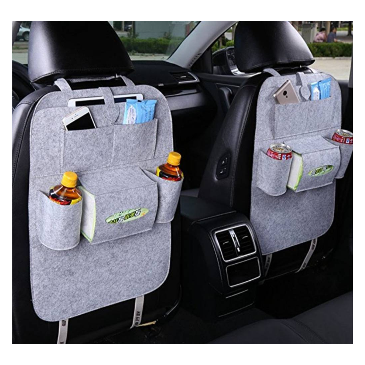 Organizador para asiento trasero de auto