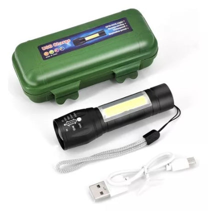 Linterna táctica led recargable