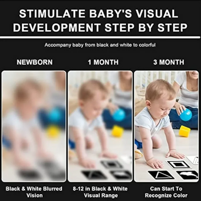 Tarjetas sensoriales Montessori bebés