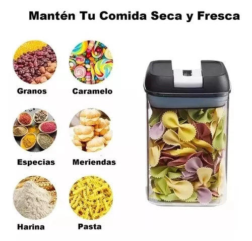 Recipientes contenedores set de 7 envases