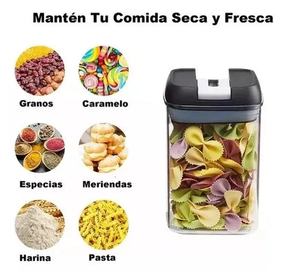 Recipientes contenedores set de 7 envases