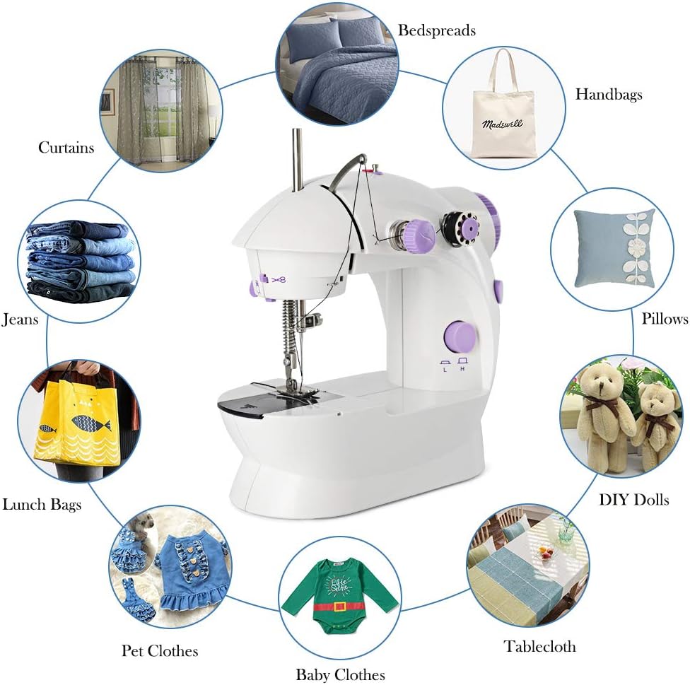 Mini máquina de coser Sm-202A