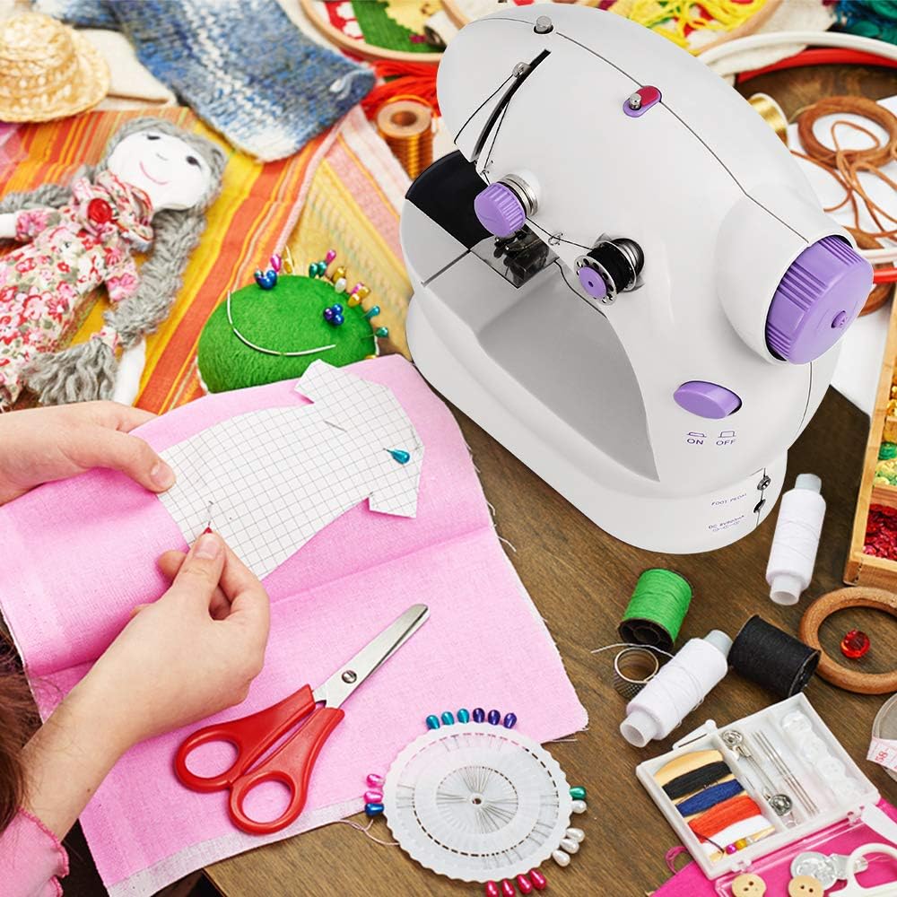 Mini máquina de coser Sm-202A