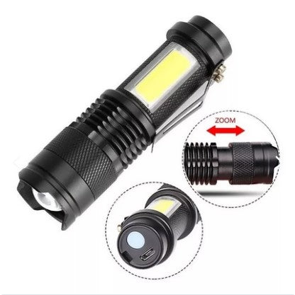 Linterna táctica led recargable