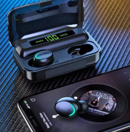 Audífonos TWS BTH-F9-5 Power Bank