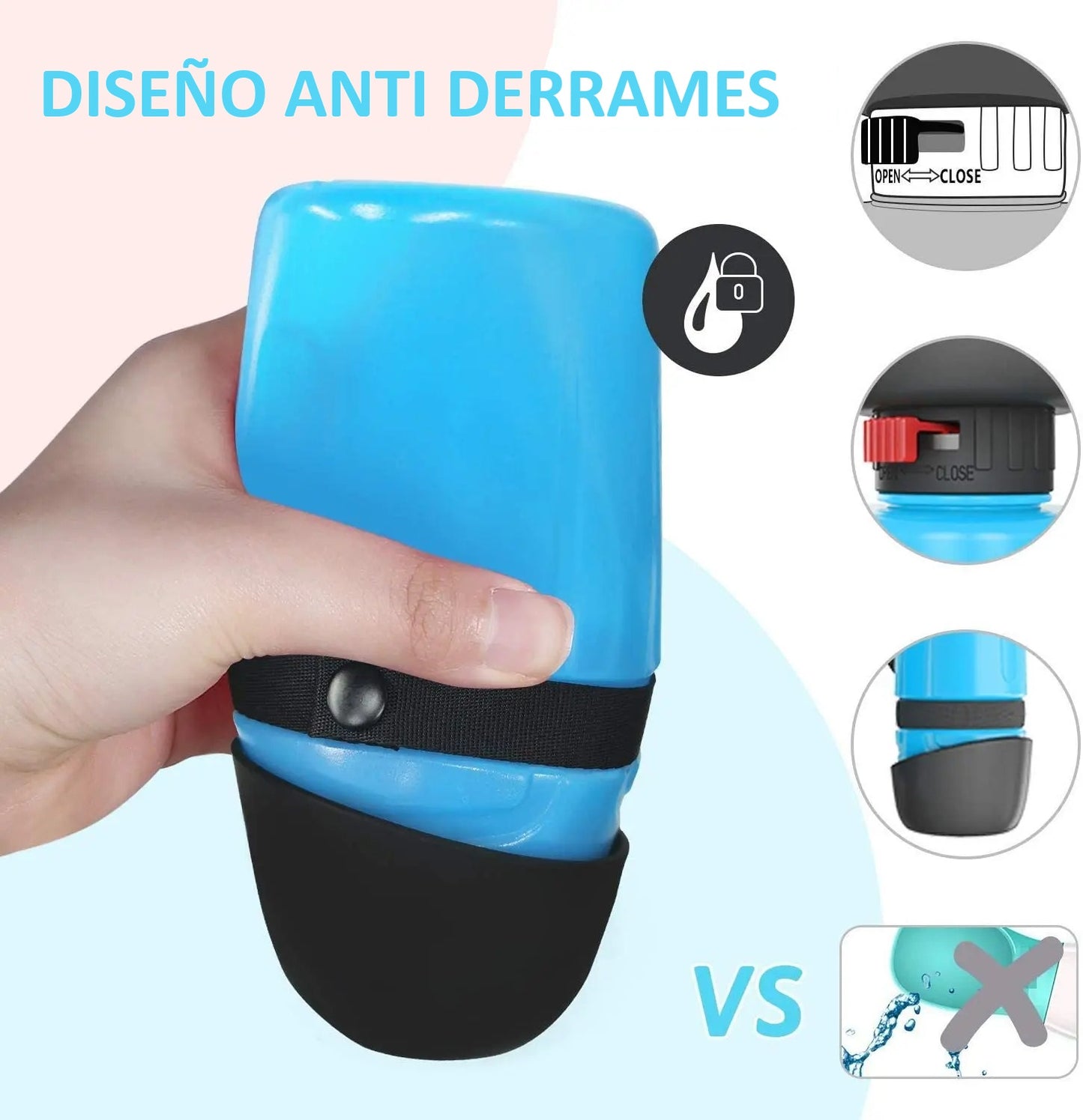 Bebedero Portátil para Mascotas