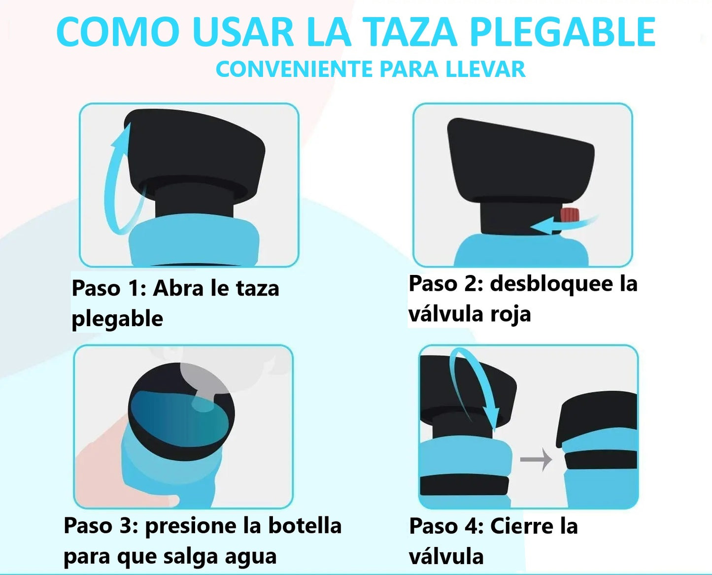 Bebedero Portátil para Mascotas