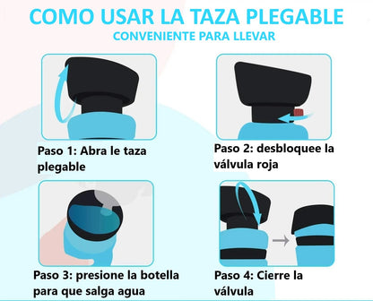 Bebedero Portátil para Mascotas